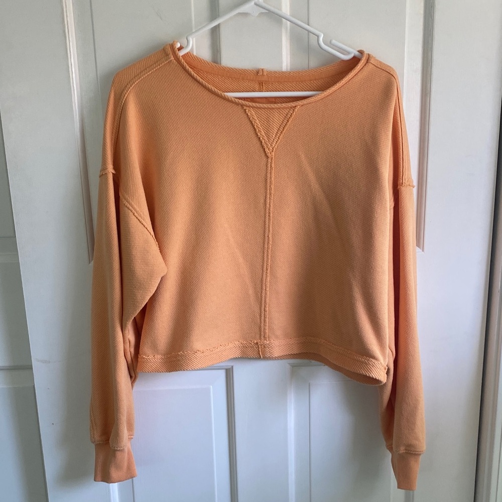 Aerie Peach Knit Top